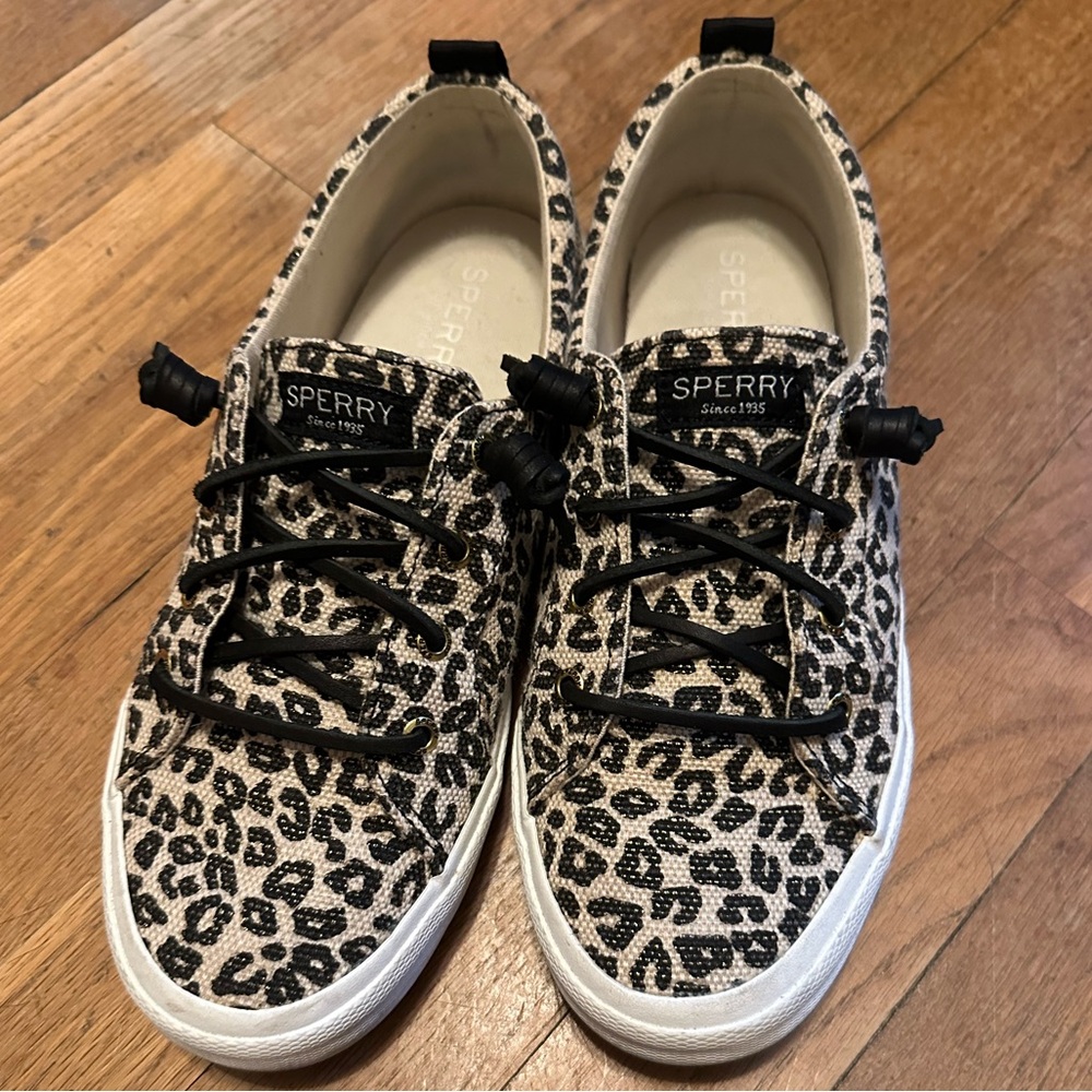 Sperry Leopard Print Sneaker